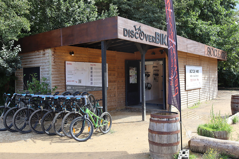 The Gateway South Cerney Bike Shop On A Sunny Day